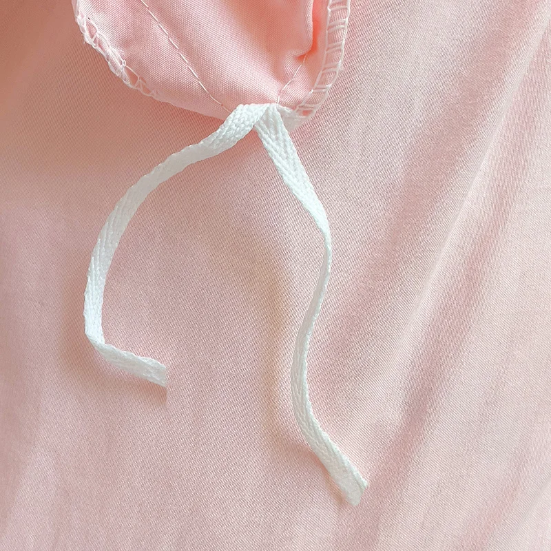 Solid Color Queen Duvet Cover Set, Girls Romantic Pink Bedding, Comfortable High Quality Hotel Comforter Cover (No Pillowcase) - Image 6